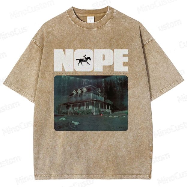 "Nope" Sci - Fi Horror Movie Graphic T - Shirt