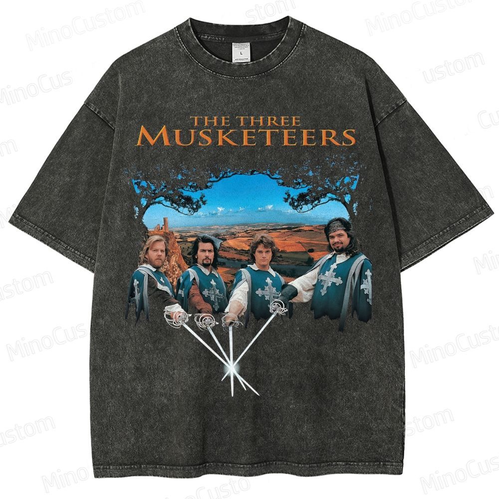 "The Three Musketeers" Adventure Movie Graphic T - Shirt