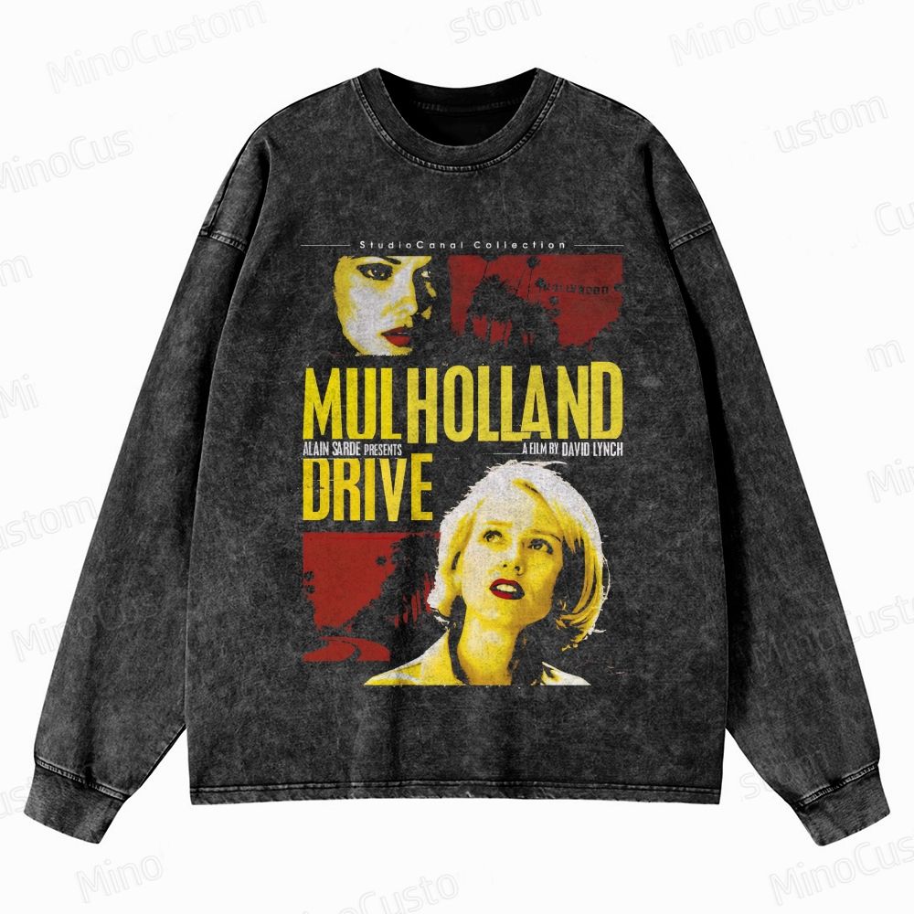 "Mulholland Drive" David Lynch Washed Sweatshirt
