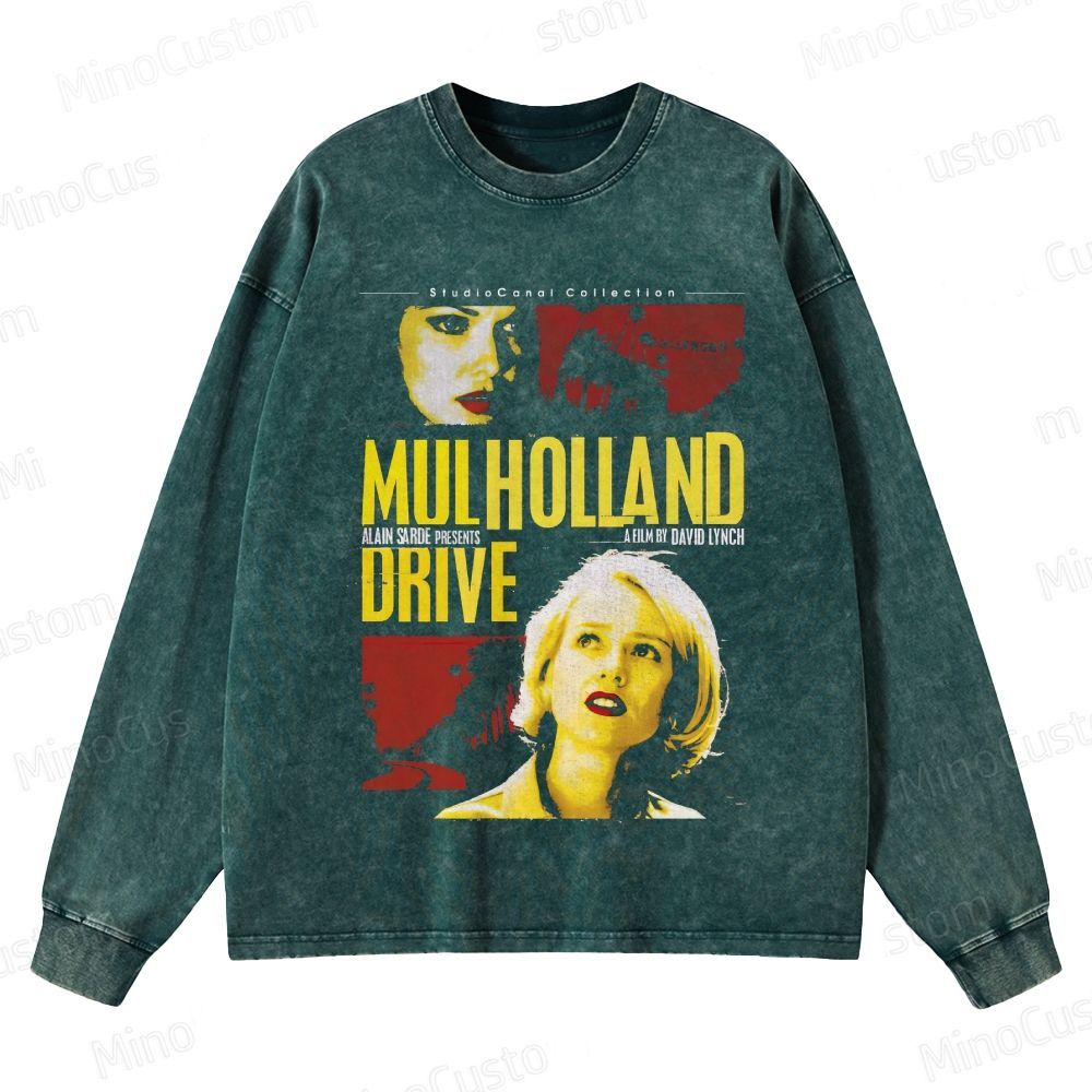 "Mulholland Drive" David Lynch Washed Sweatshirt