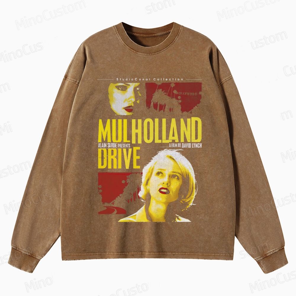 "Mulholland Drive" David Lynch Washed Sweatshirt