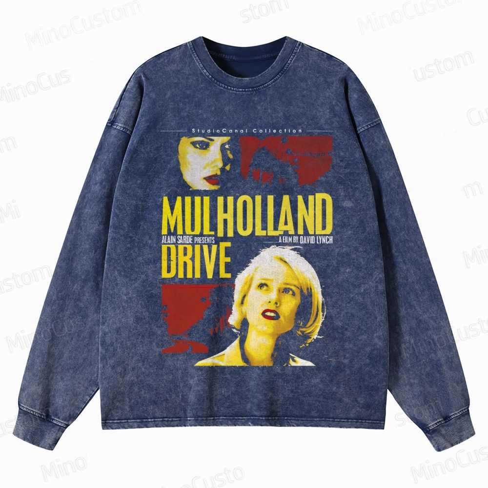 "Mulholland Drive" David Lynch Washed Sweatshirt
