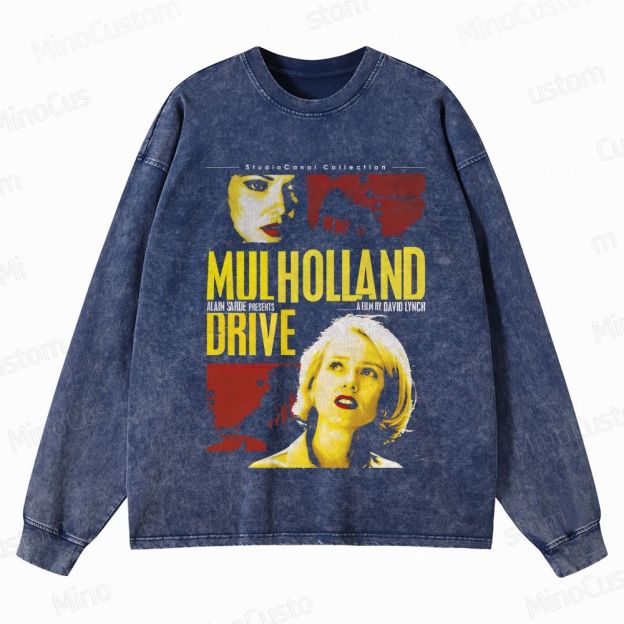 "Mulholland Drive" David Lynch Washed Sweatshirt