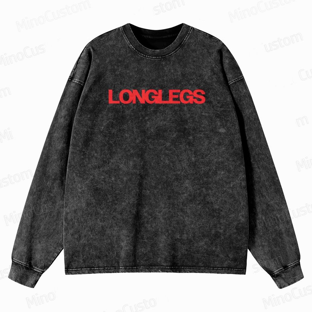 "Longlegs" Horror Movie Washed Sweatshirt
