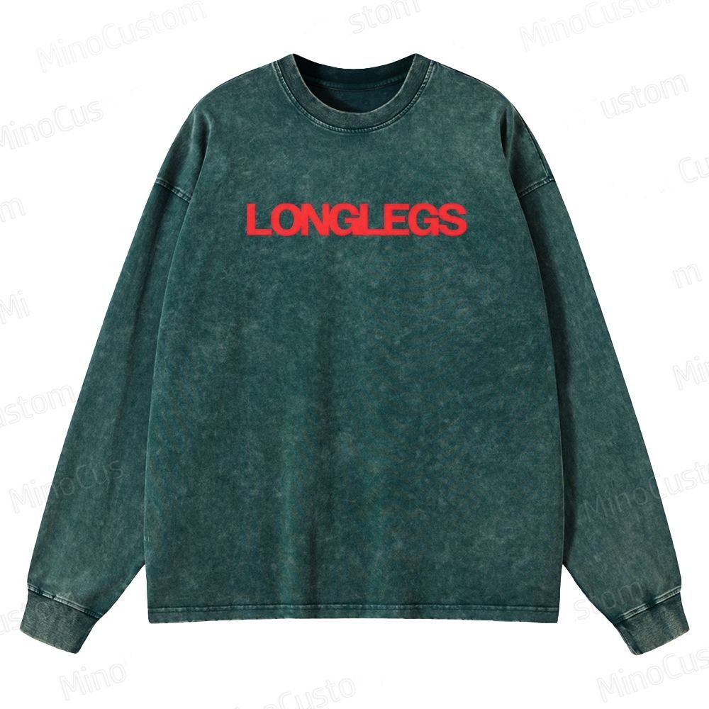 "Longlegs" Horror Movie Washed Sweatshirt