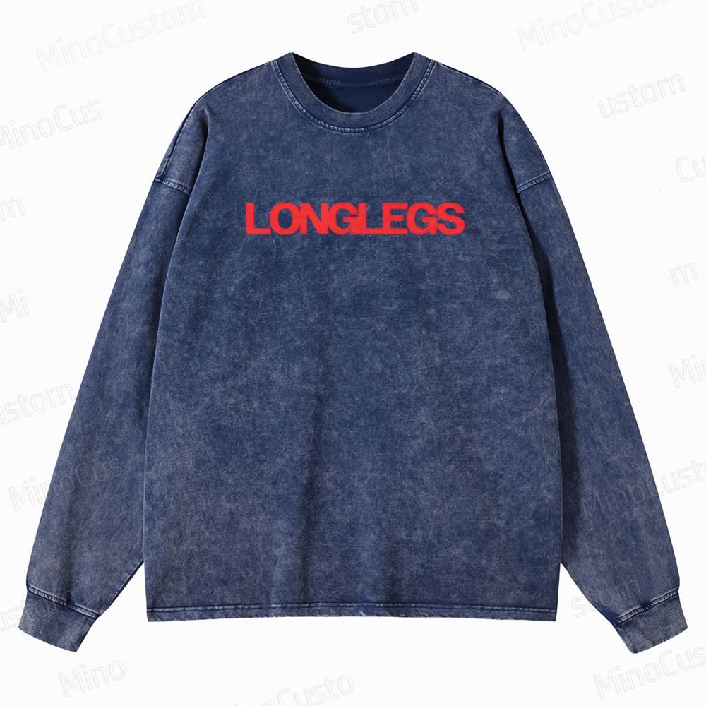 "Longlegs" Horror Movie Washed Sweatshirt