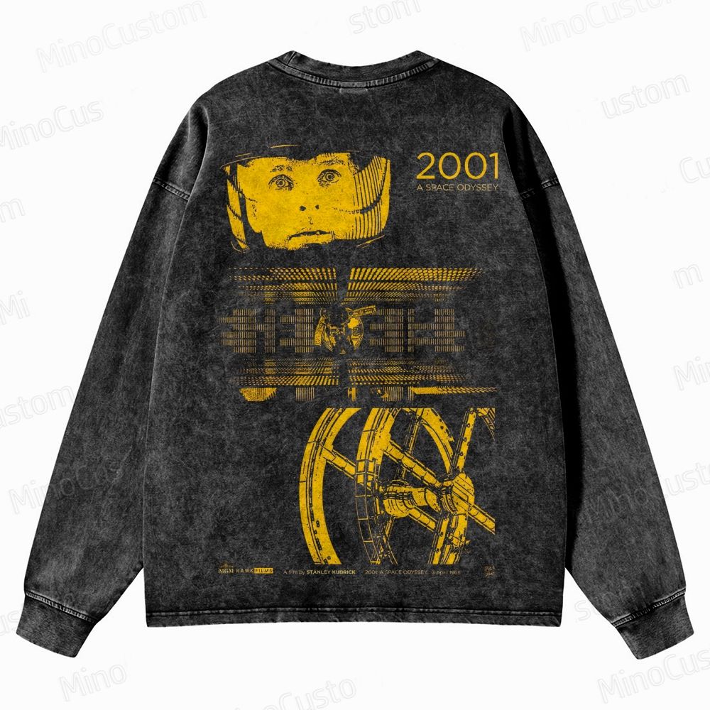 "2001: A Space Odyssey" Movie Washed Sweatshirt