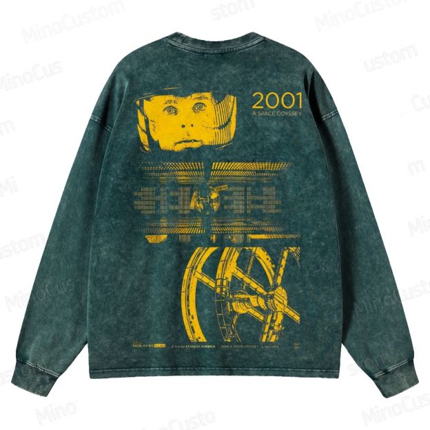"2001: A Space Odyssey" Movie Washed Sweatshirt