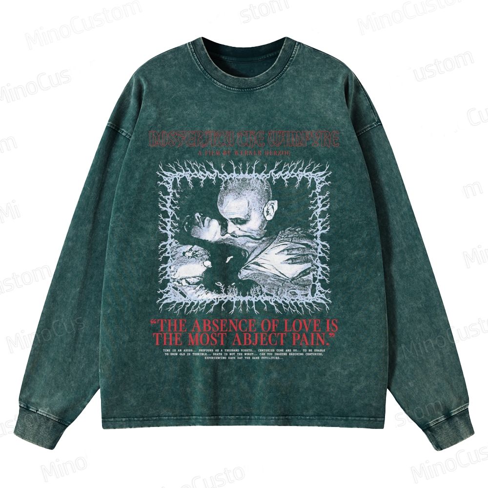"Nosferatu the Vampyre" Horror Movie Washed Sweatshirt
