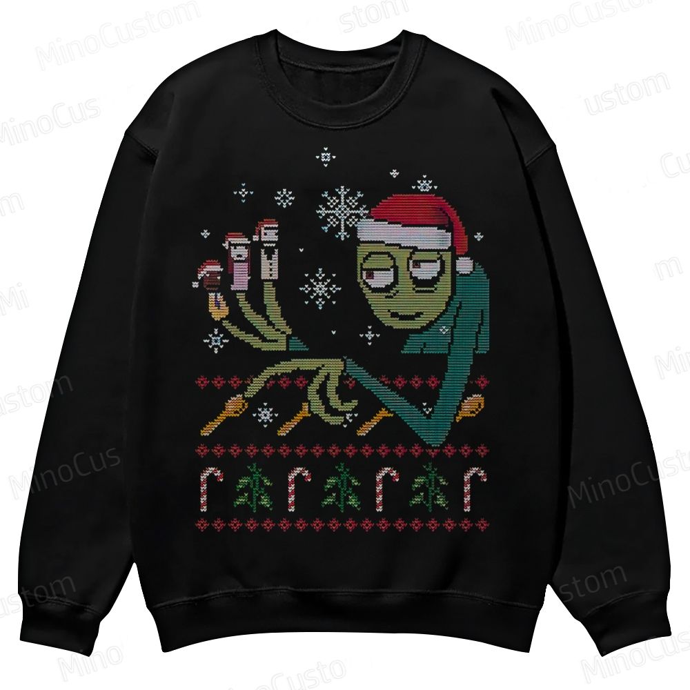 Fingers & Friends Ugly Sweater Casual Crewneck Sweatshirt