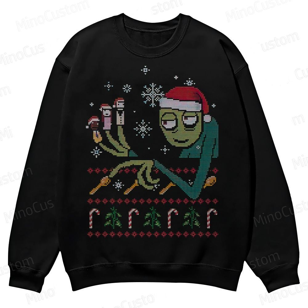 Fingers & Friends Ugly Sweater Casual Crewneck Sweatshirt