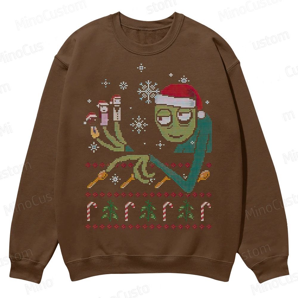 Fingers & Friends Ugly Sweater Casual Crewneck Sweatshirt