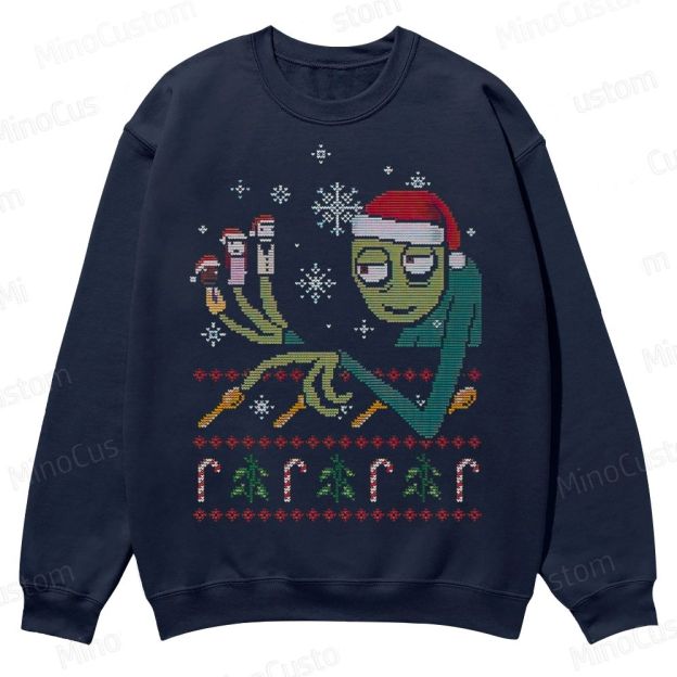 Fingers & Friends Ugly Sweater Casual Crewneck Sweatshirt