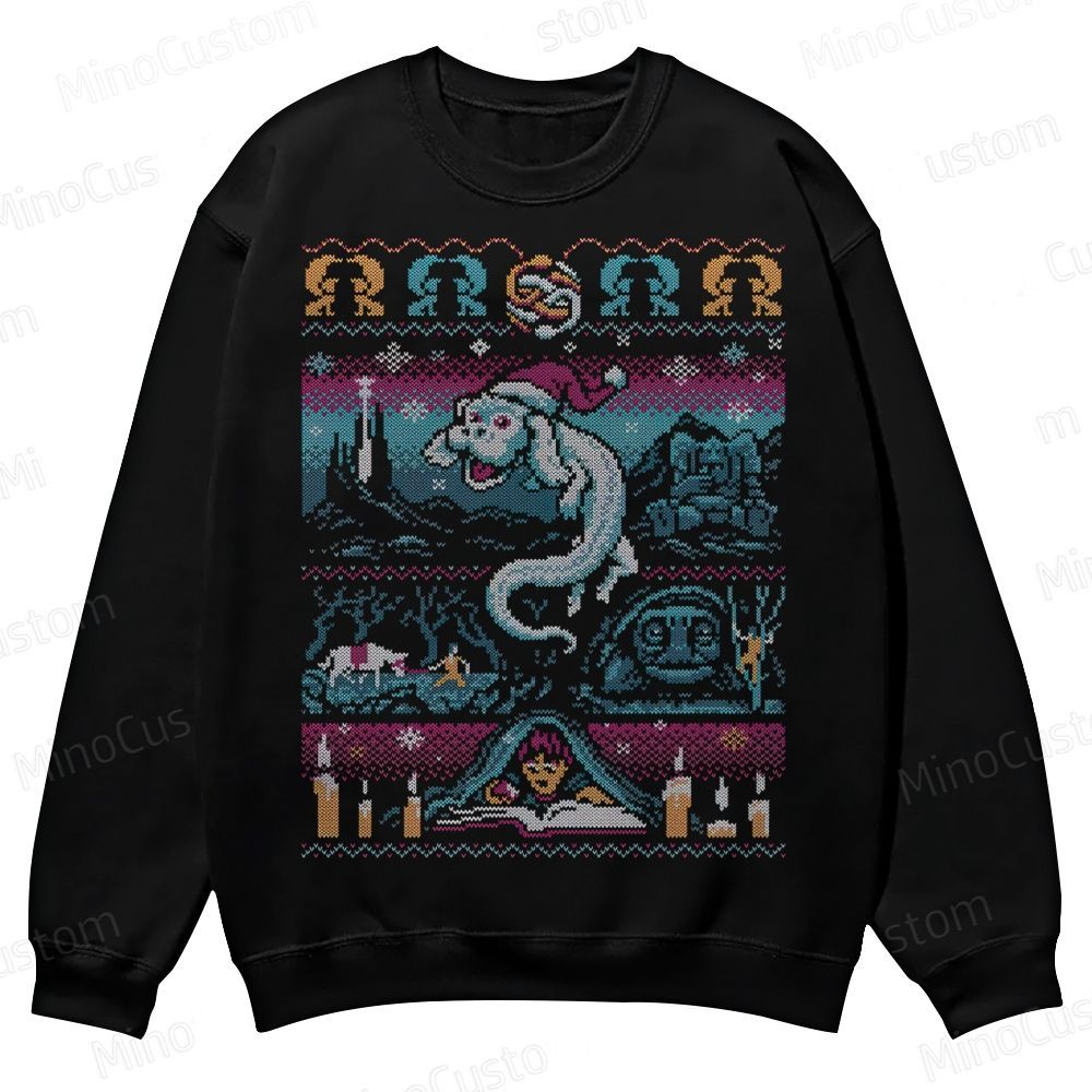 Neverending Christmas Casual Crewneck Sweatshirt