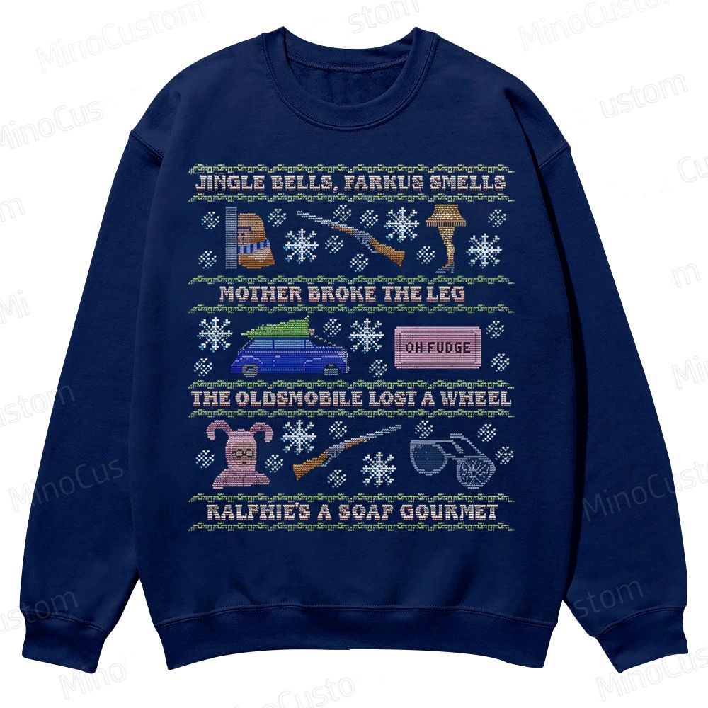 Ugly Holiday Sweater: 2019 Casual Crewneck Sweatshirt