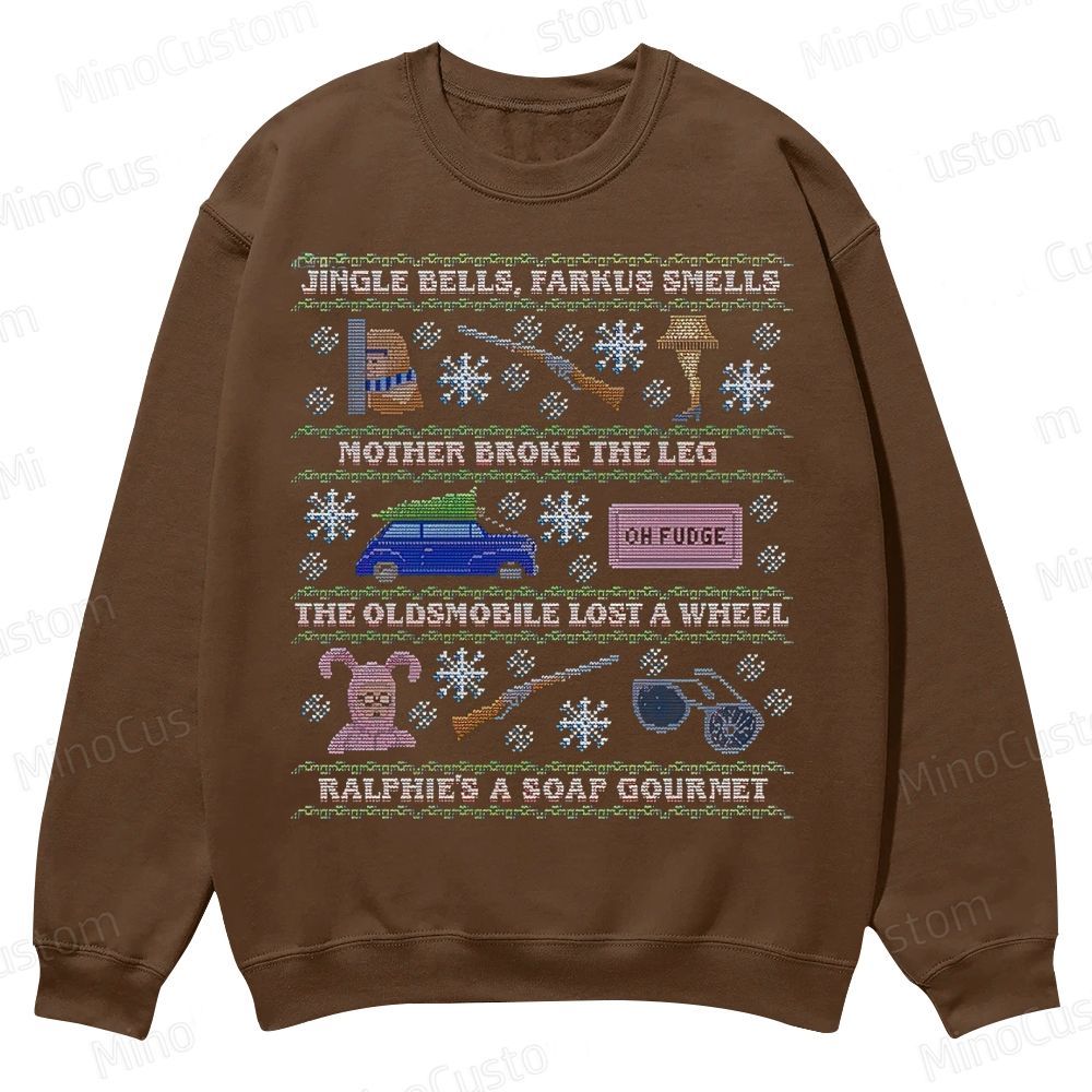 Ugly Holiday Sweater: 2019 Casual Crewneck Sweatshirt