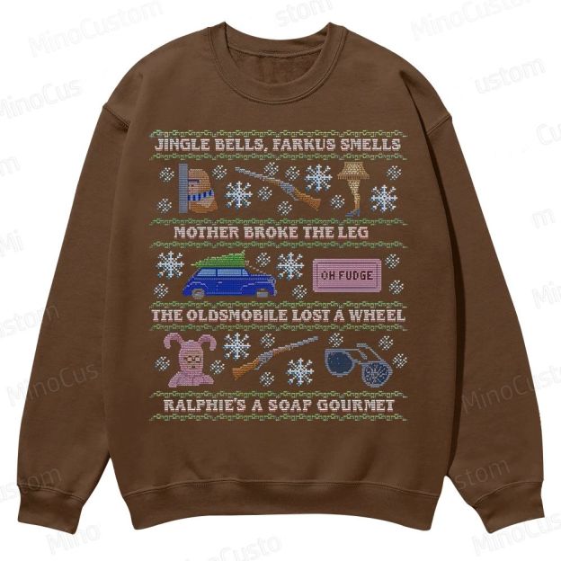 Ugly Holiday Sweater: 2019 Casual Crewneck Sweatshirt