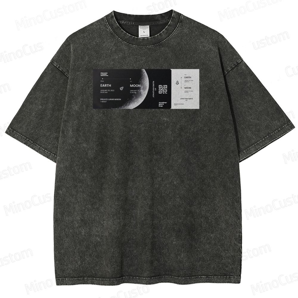 Moon Ticket Noah's Ark Washed T-Shirt 