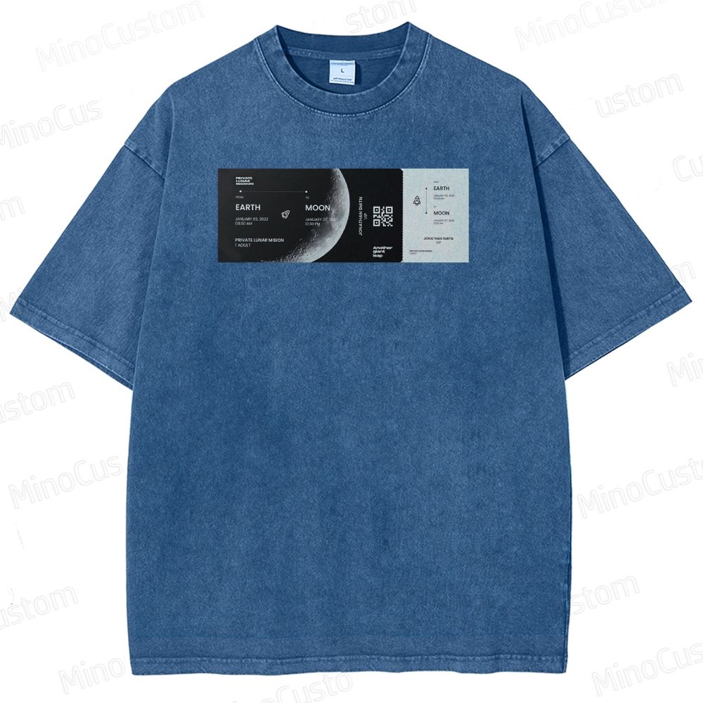 Moon Ticket Noah's Ark Washed T-Shirt 