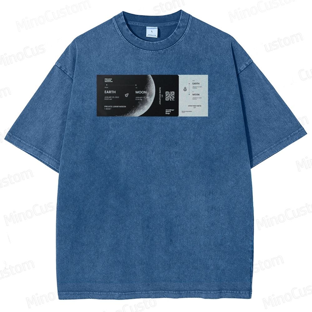 Moon Ticket Noah's Ark Washed T-Shirt 