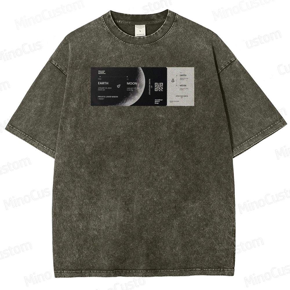 Moon Ticket Noah's Ark Washed T-Shirt 