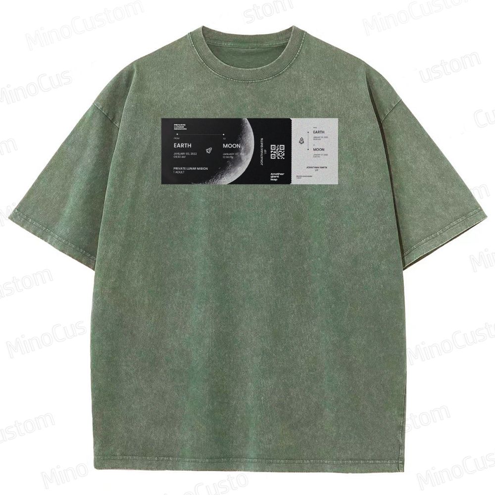 Moon Ticket Noah's Ark Washed T-Shirt 