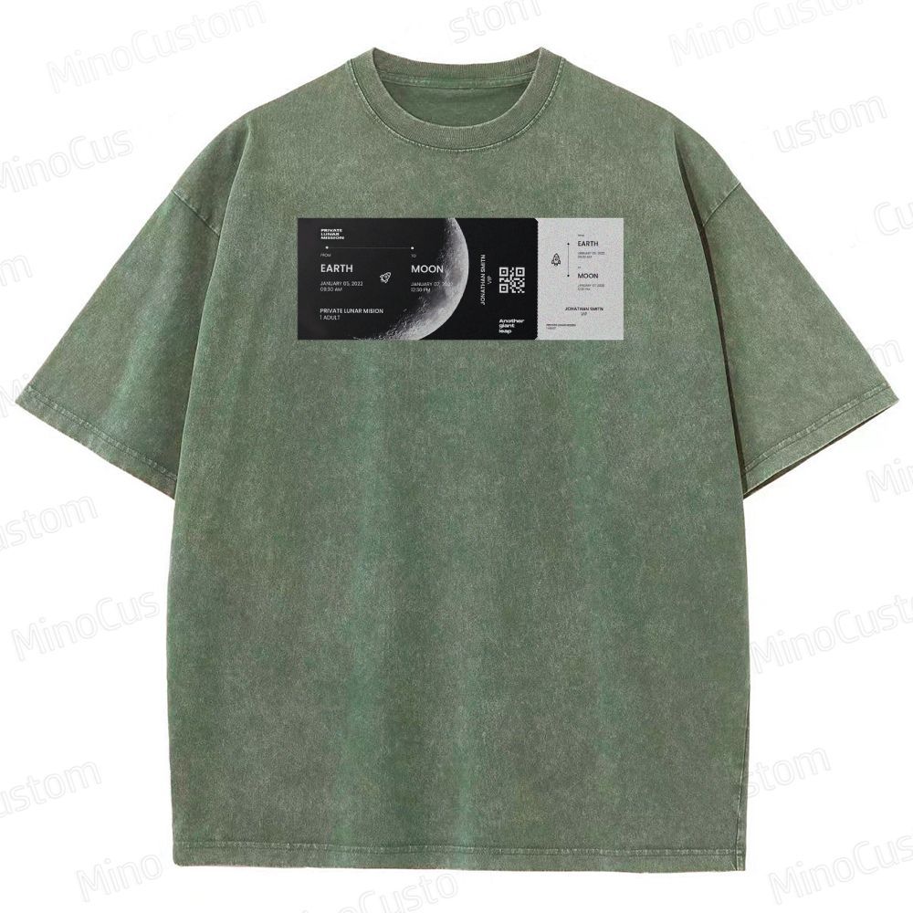 Moon Ticket Noah's Ark Washed T-Shirt 