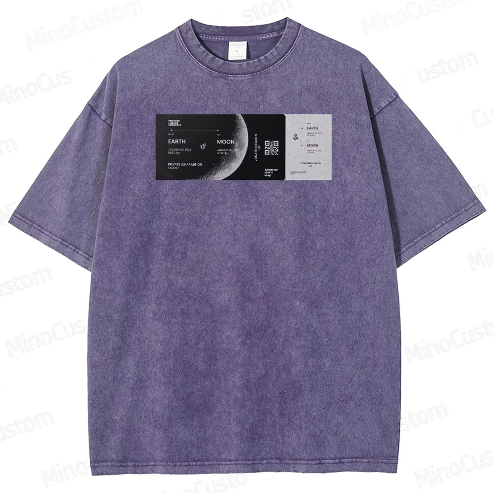 Moon Ticket Noah's Ark Washed T-Shirt 