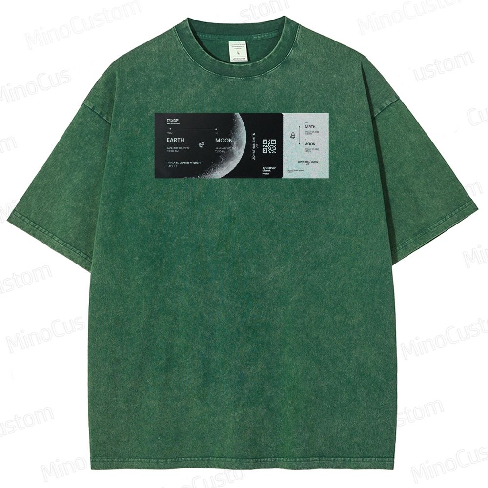 Moon Ticket Noah's Ark Washed T-Shirt 