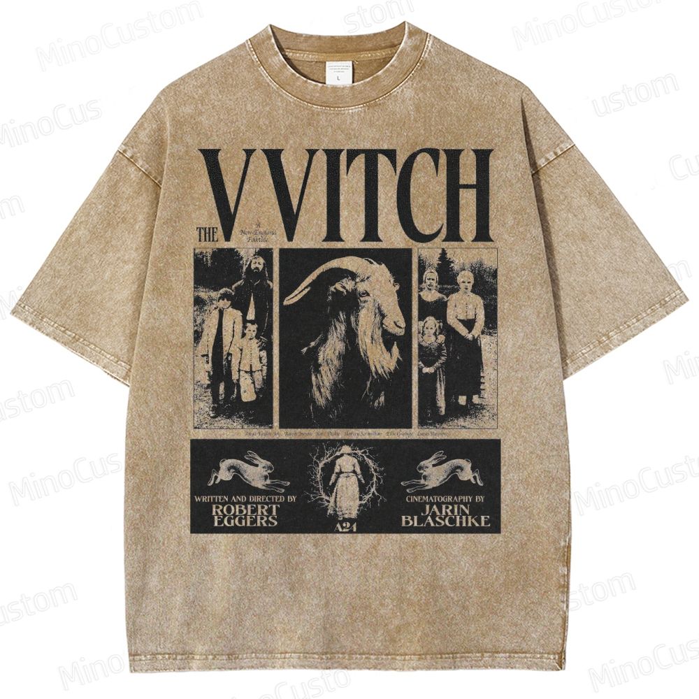 Horror Folktale Washed T-Shirt