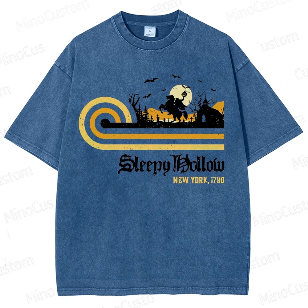 Retro Vintage Headless Washed T-Shirt 