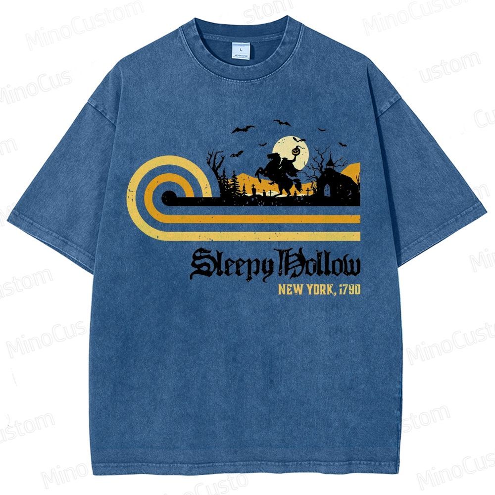 Retro Vintage Headless Washed T-Shirt 