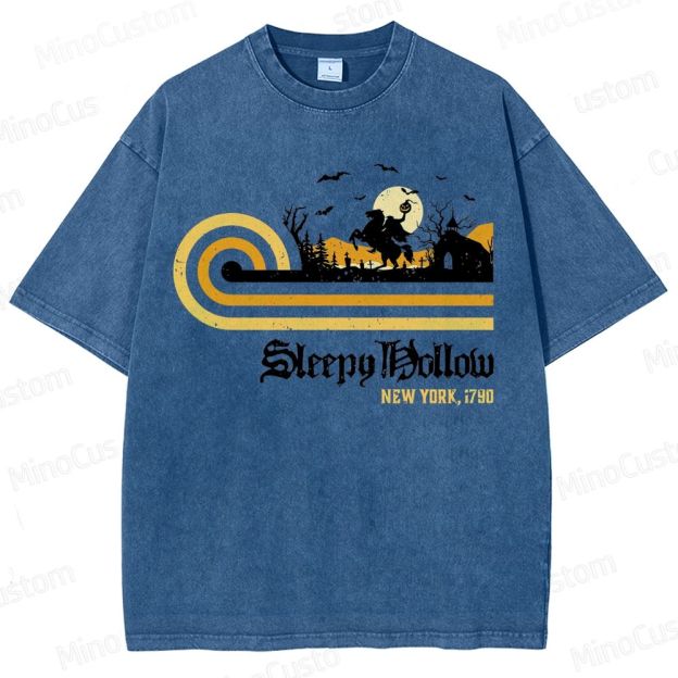 Retro Vintage Headless Washed T-Shirt 