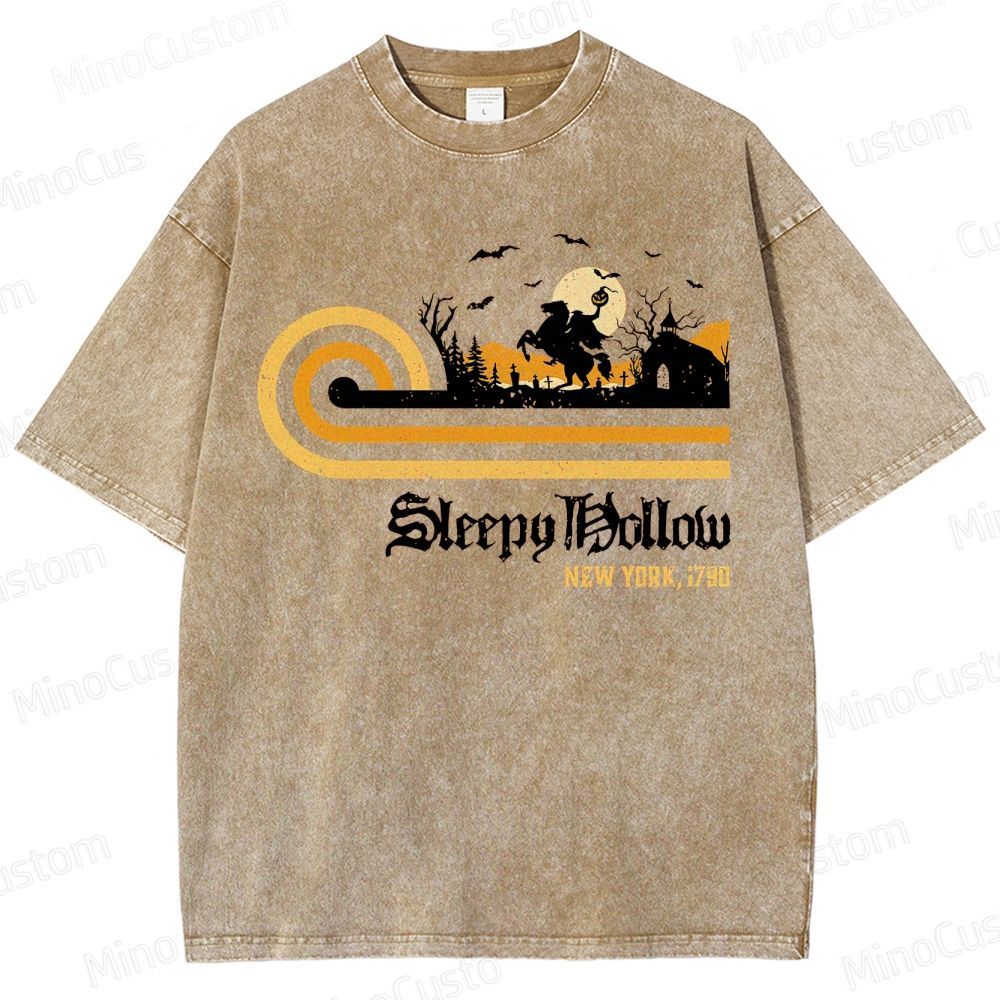 Retro Vintage Headless Washed T-Shirt 