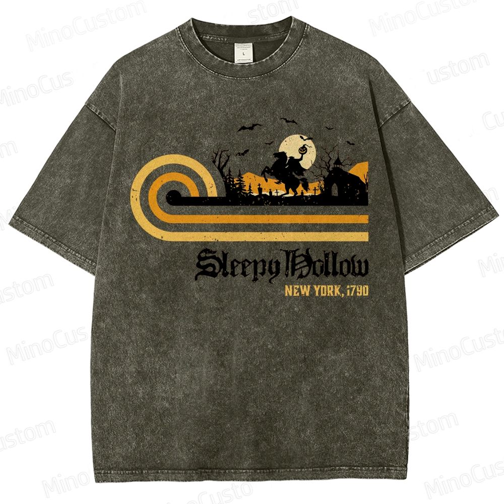 Retro Vintage Headless Washed T-Shirt 