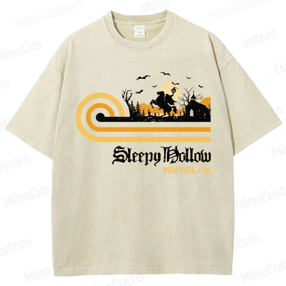 Retro Vintage Headless Washed T-Shirt 