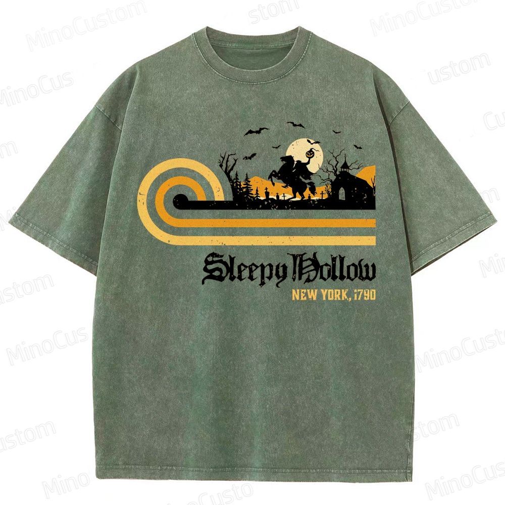 Retro Vintage Headless Washed T-Shirt 