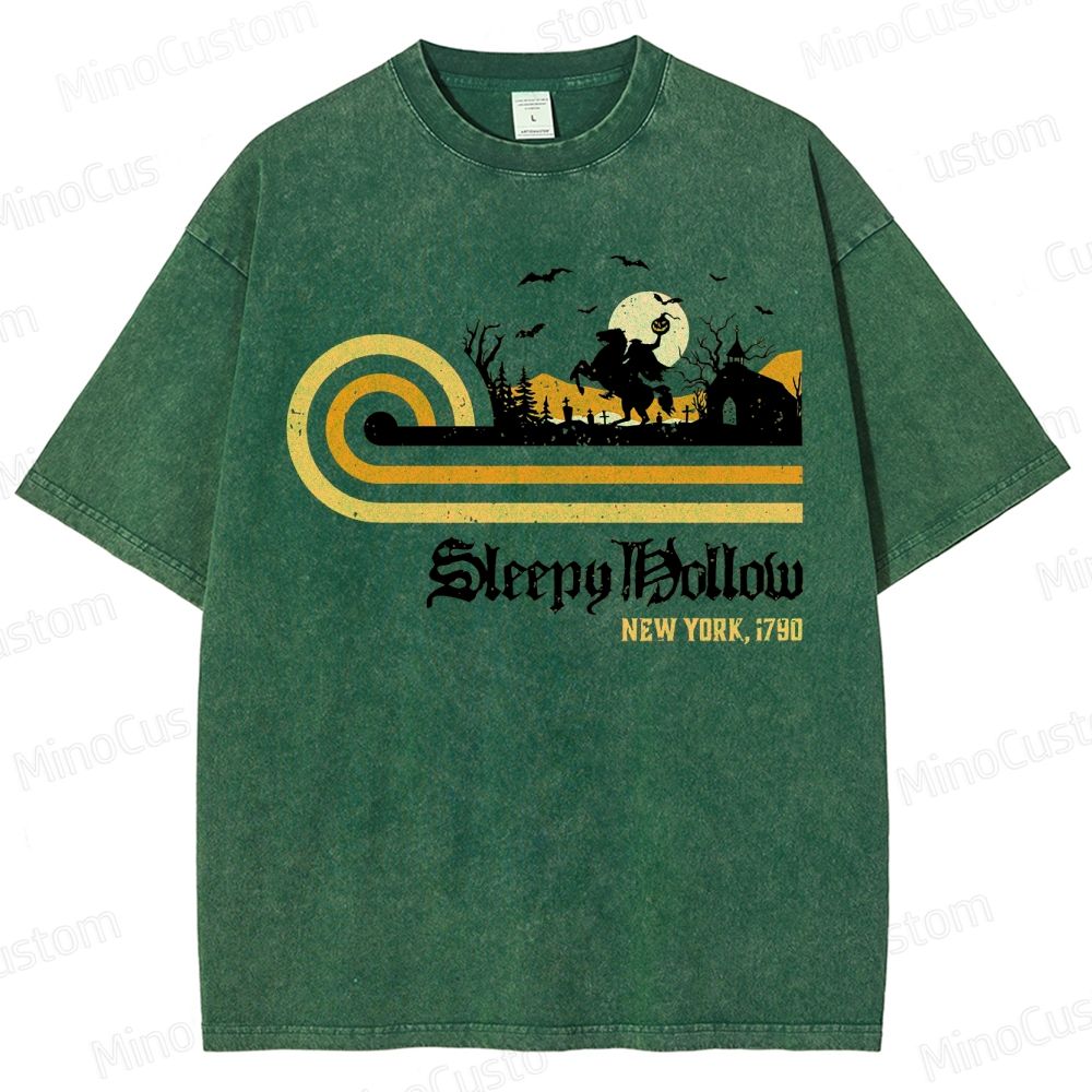 Retro Vintage Headless Washed T-Shirt 