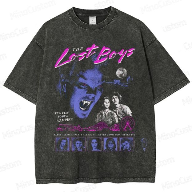 Vampire - Themed Washed T - Shirt