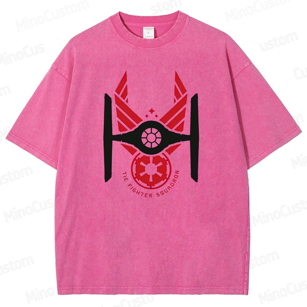 Sci - Fi Spacecraft Themed Washed T - Shirt