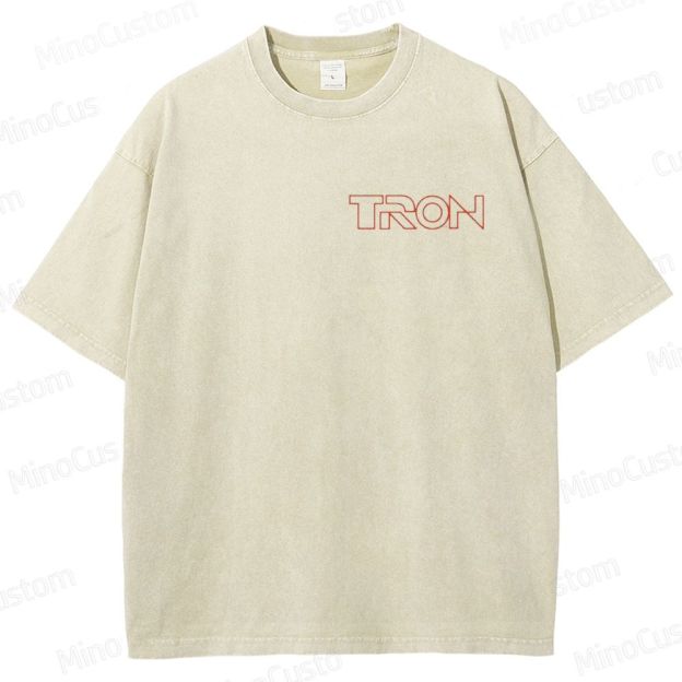 Sci - Fi Themed Washed T - Shirt