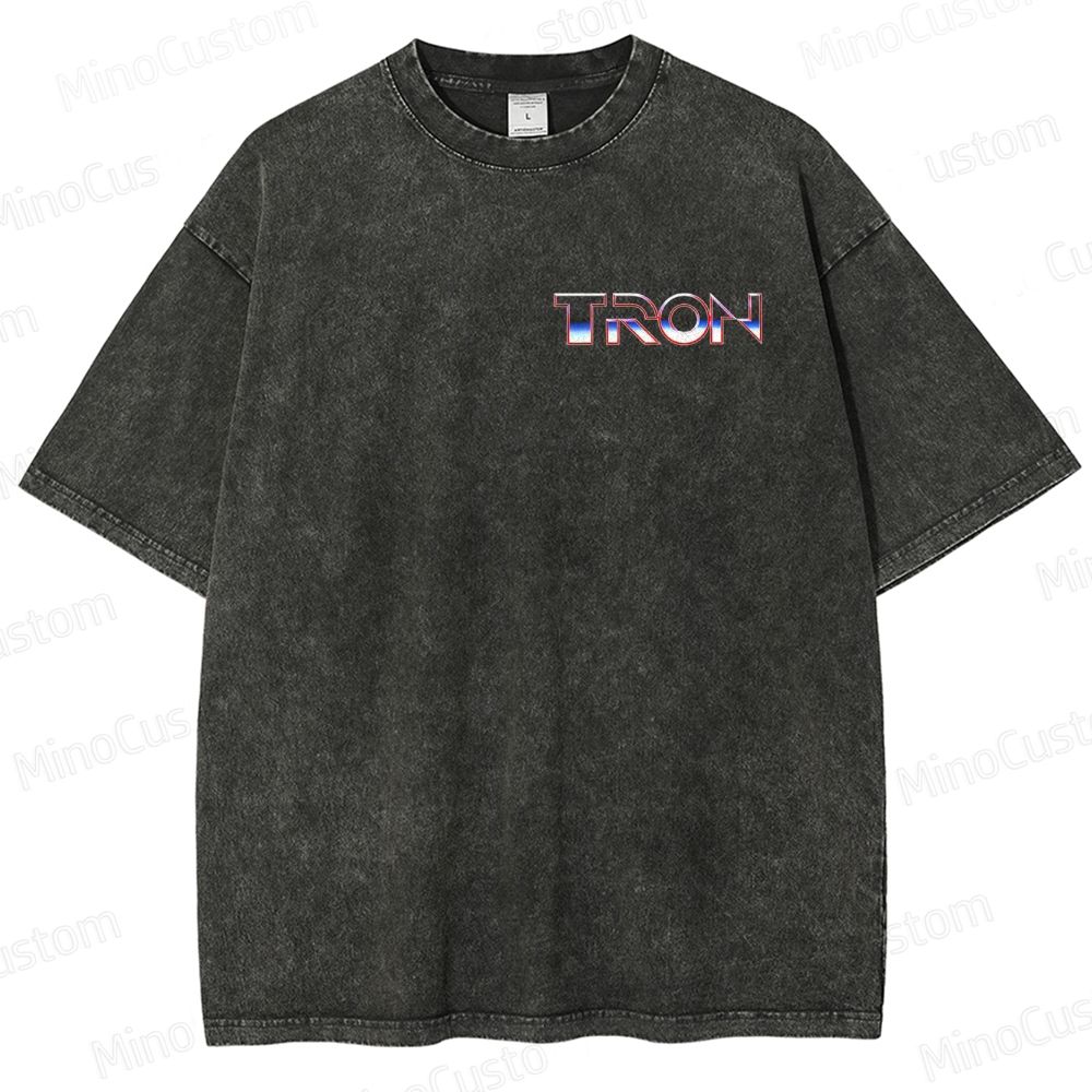 Sci - Fi Themed Washed T - Shirt