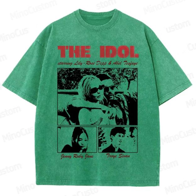 Drama Themed Washed T - Shirt