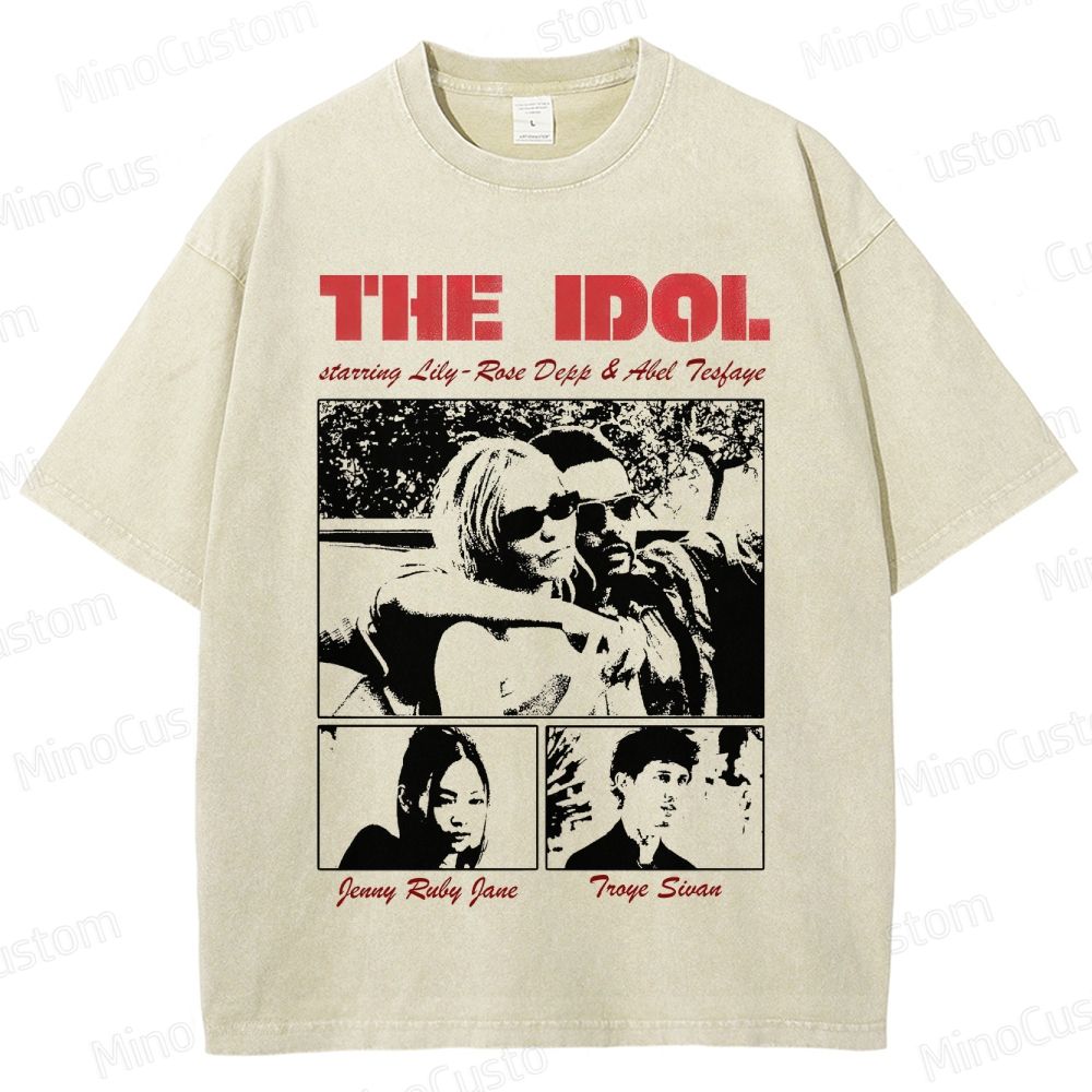 Drama Themed Washed T - Shirt