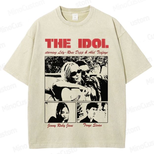 Drama Themed Washed T - Shirt