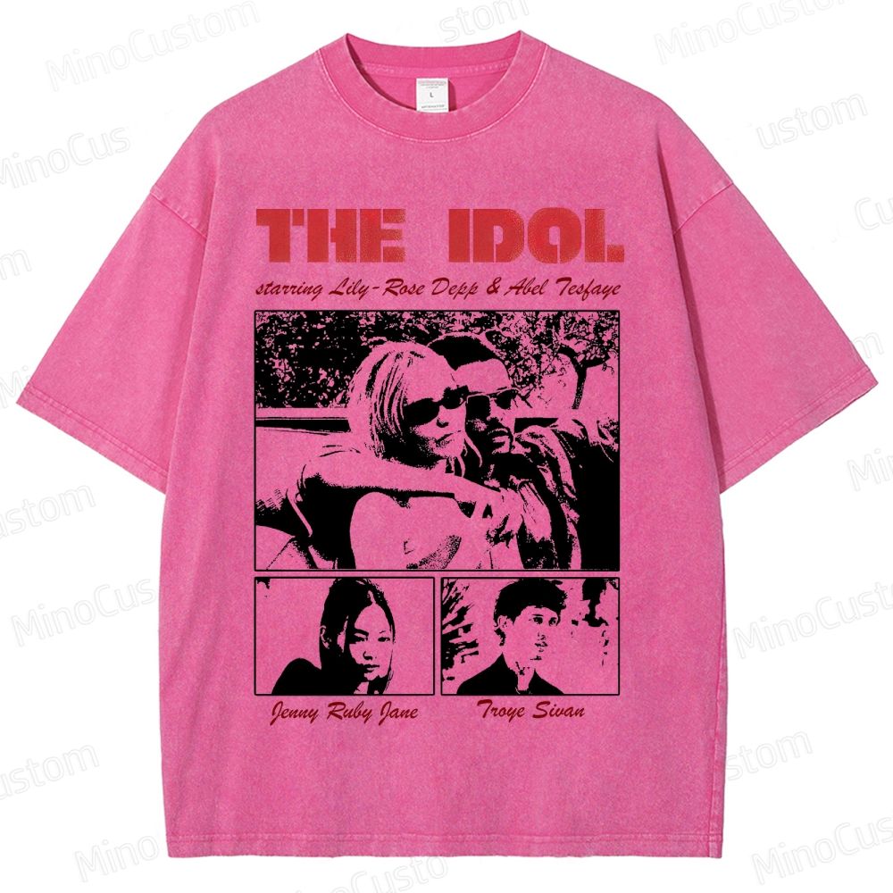 Drama Themed Washed T - Shirt