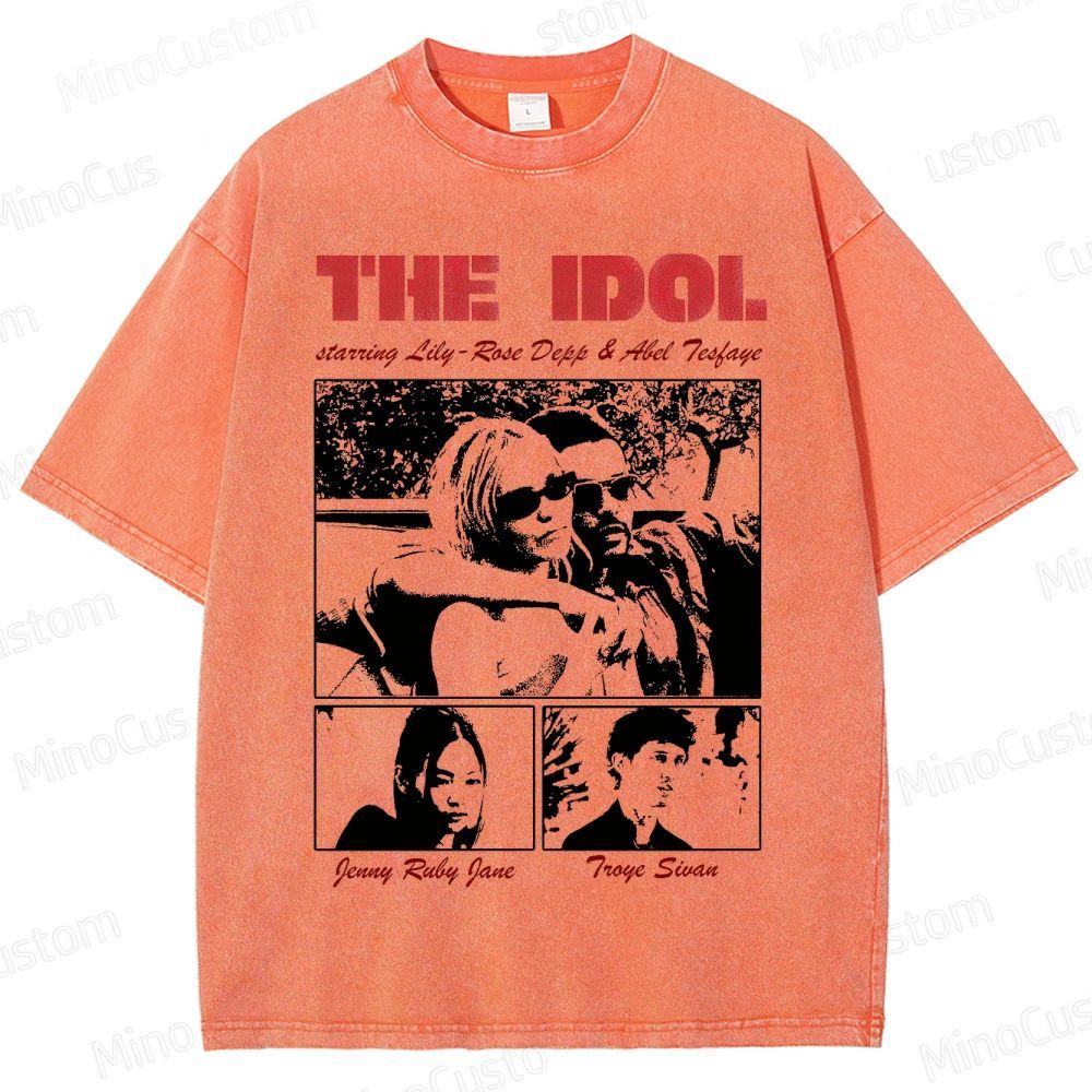 Drama Themed Washed T - Shirt