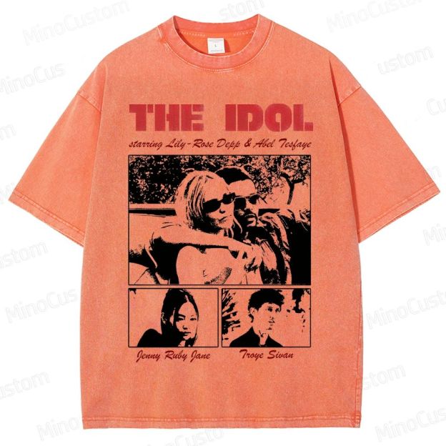 Drama Themed Washed T - Shirt