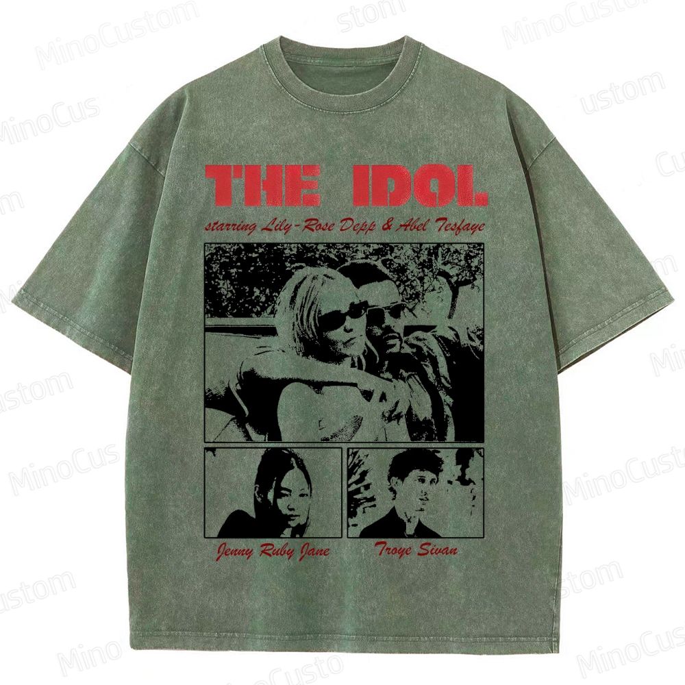 Drama Themed Washed T - Shirt