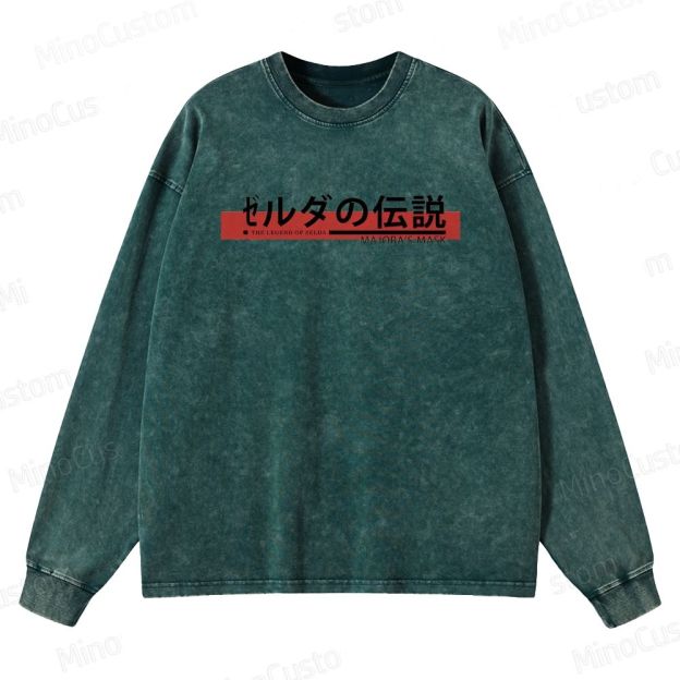 Game - Themed Washed Sweatshirt